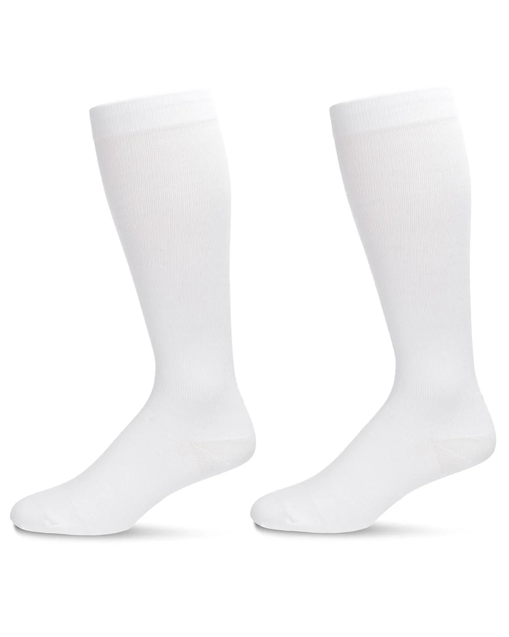 2 Pairs of Solid Cotton Compression Socks