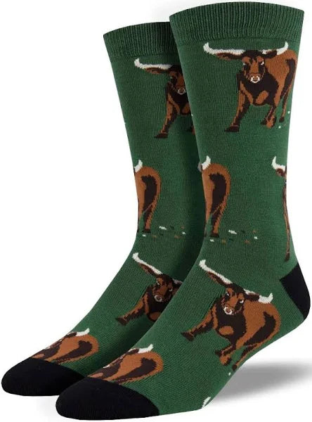 Men's Bamboo "Bull" Socks