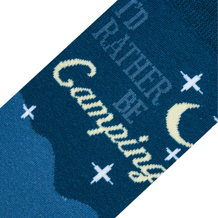 Men's "I'd Rather Be Camping" Socks