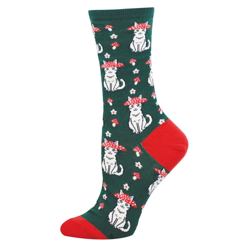 Women's "Mushroom Cats" Socks