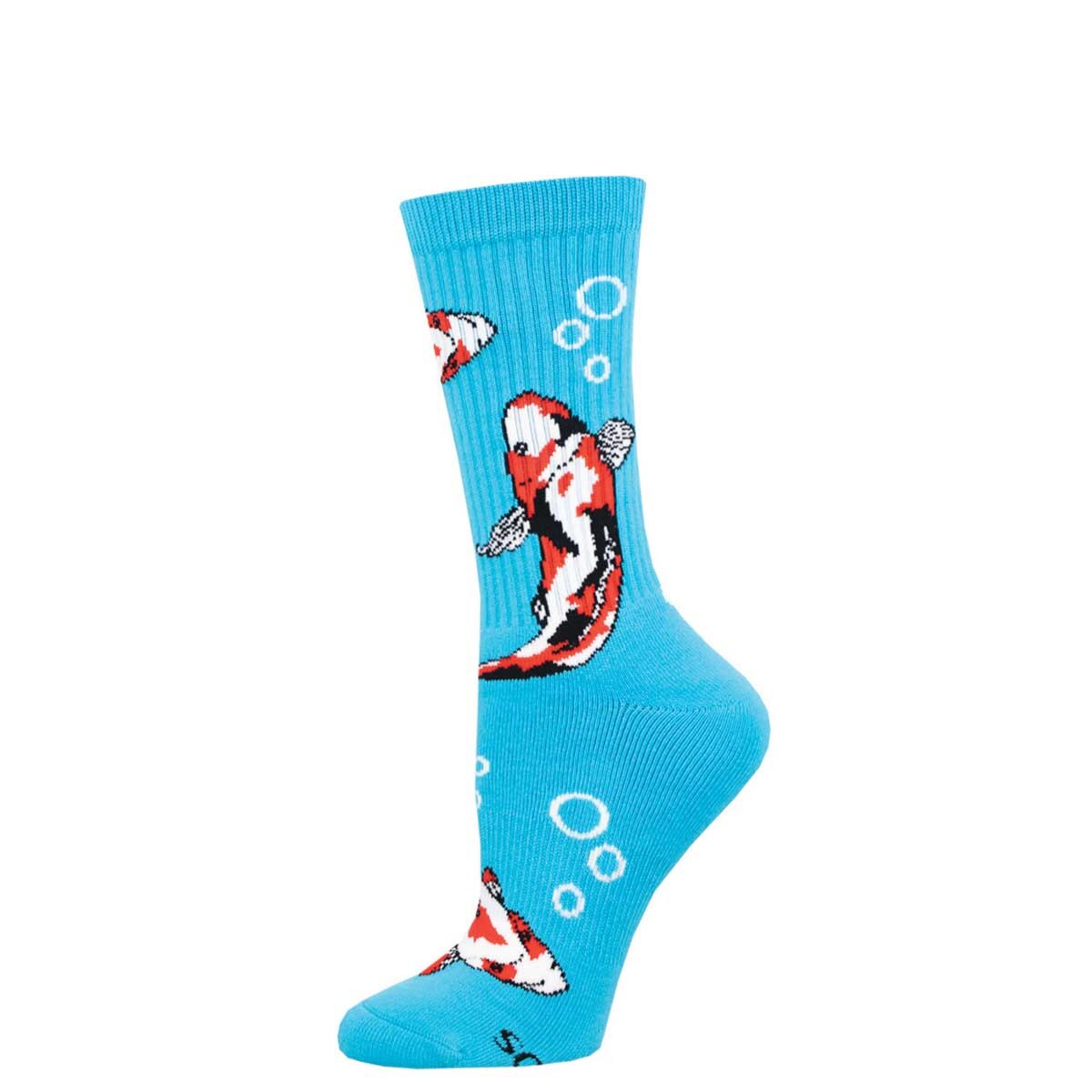 Athletic Novelty Crew "Don't Be Koi" Socks