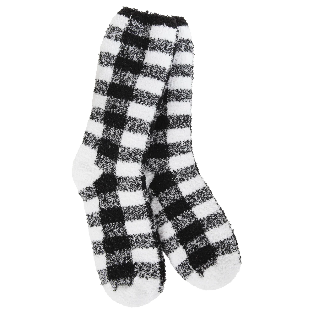 Fuzzy "Knit Pickin Fireside Crew" Socks