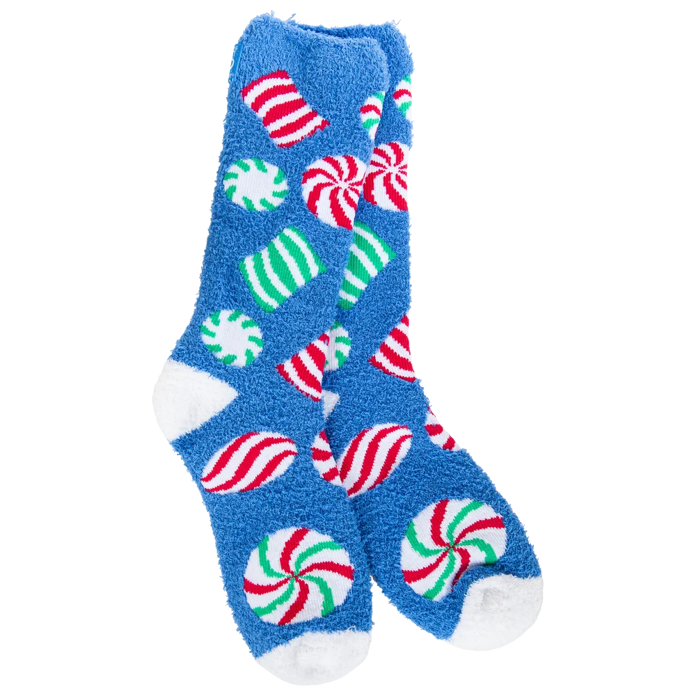 Soft "Holiday Multi Crew" Socks