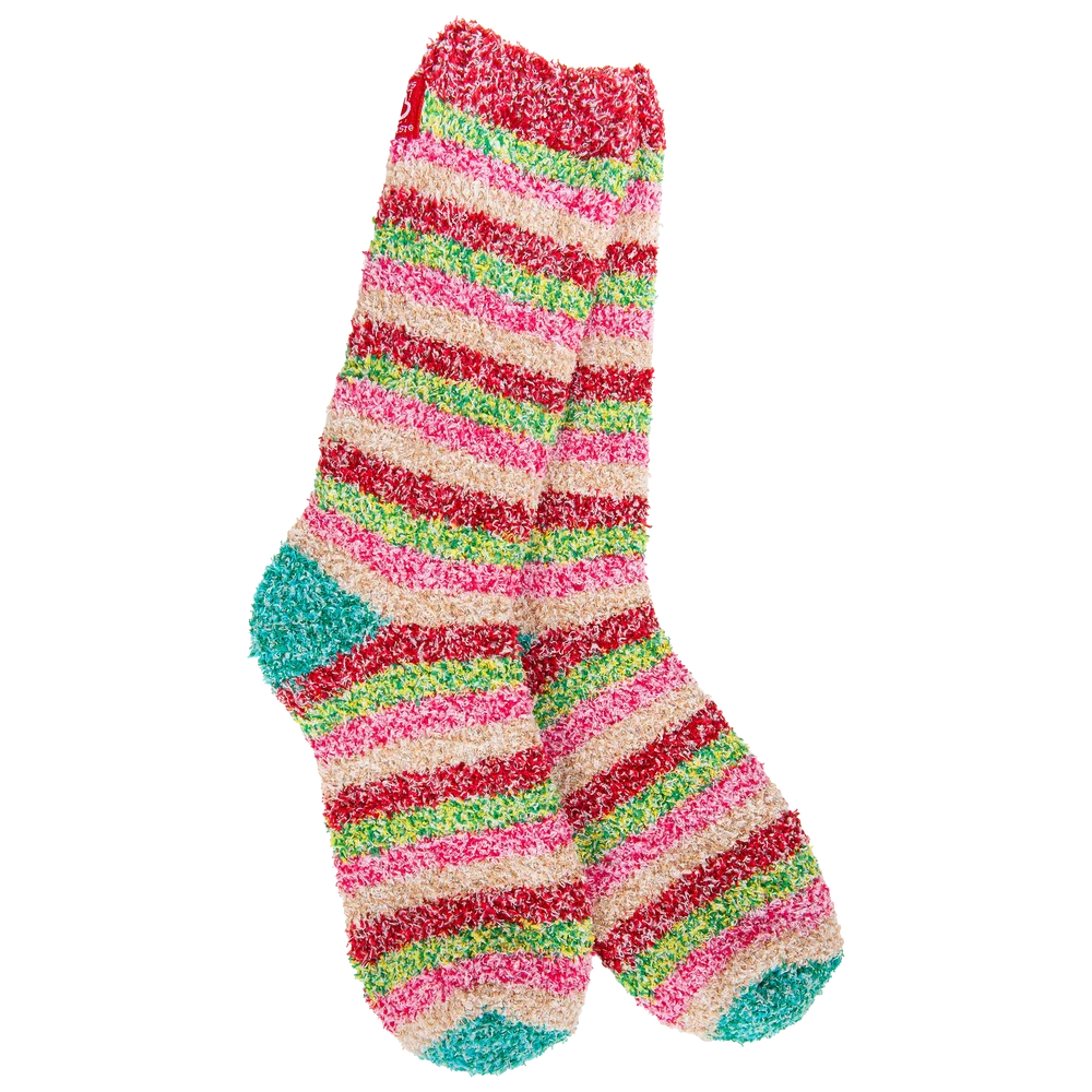Soft "Holiday Multi Crew" Socks