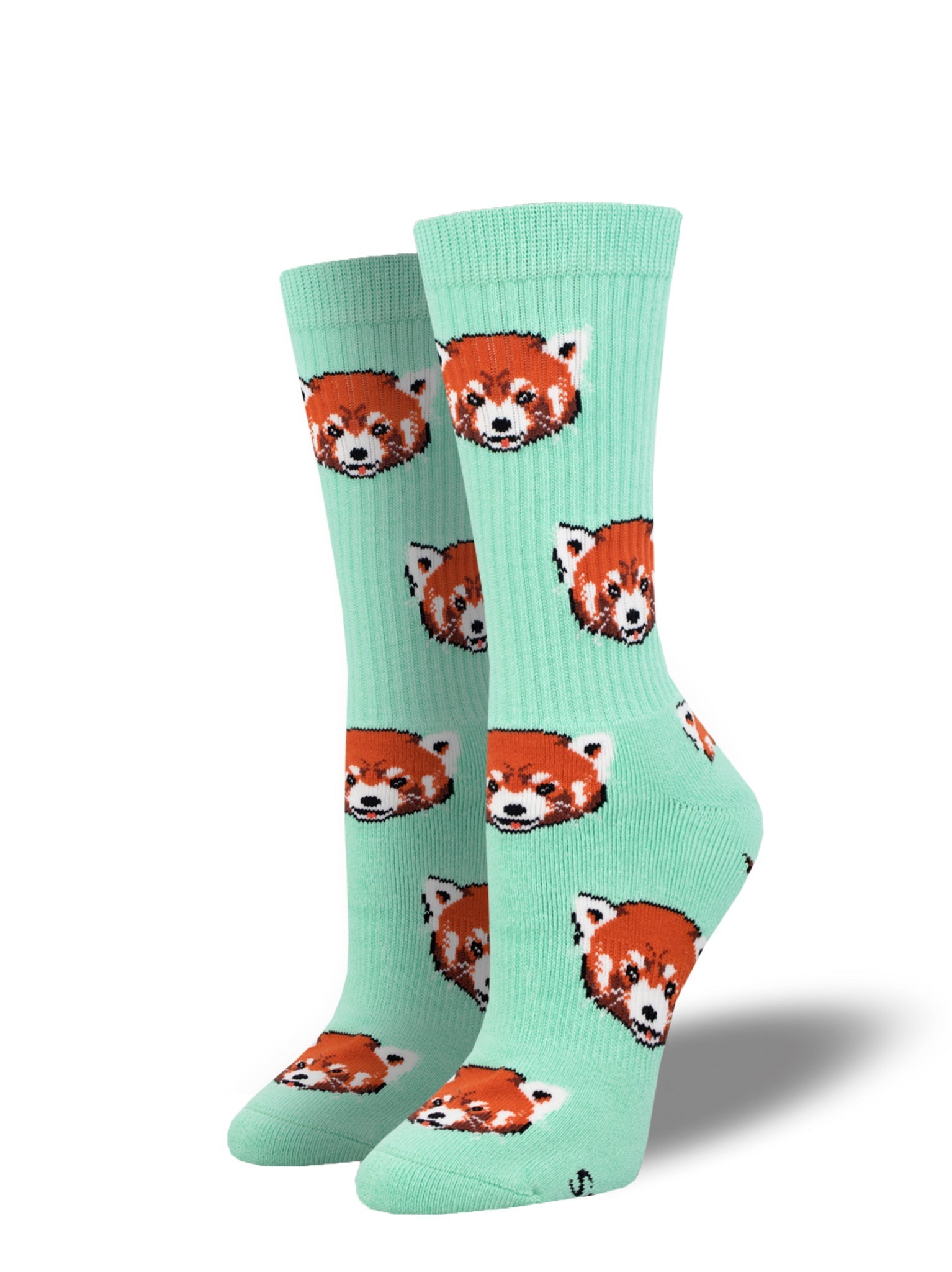 Athletic Novelty Crew "Red Panda" Socks