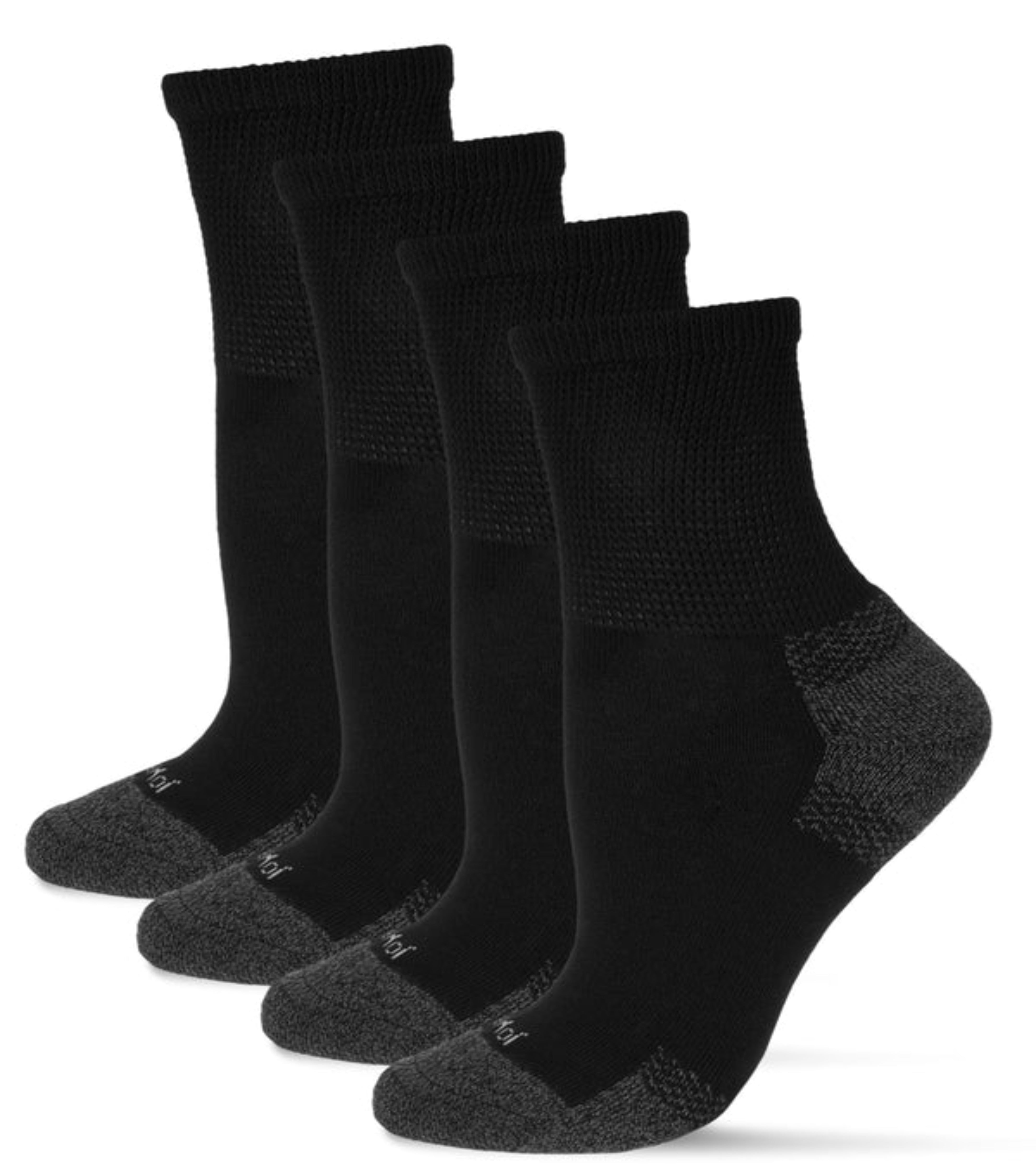 Diabetic Half Cushion Quarter Sock- 2 Pair