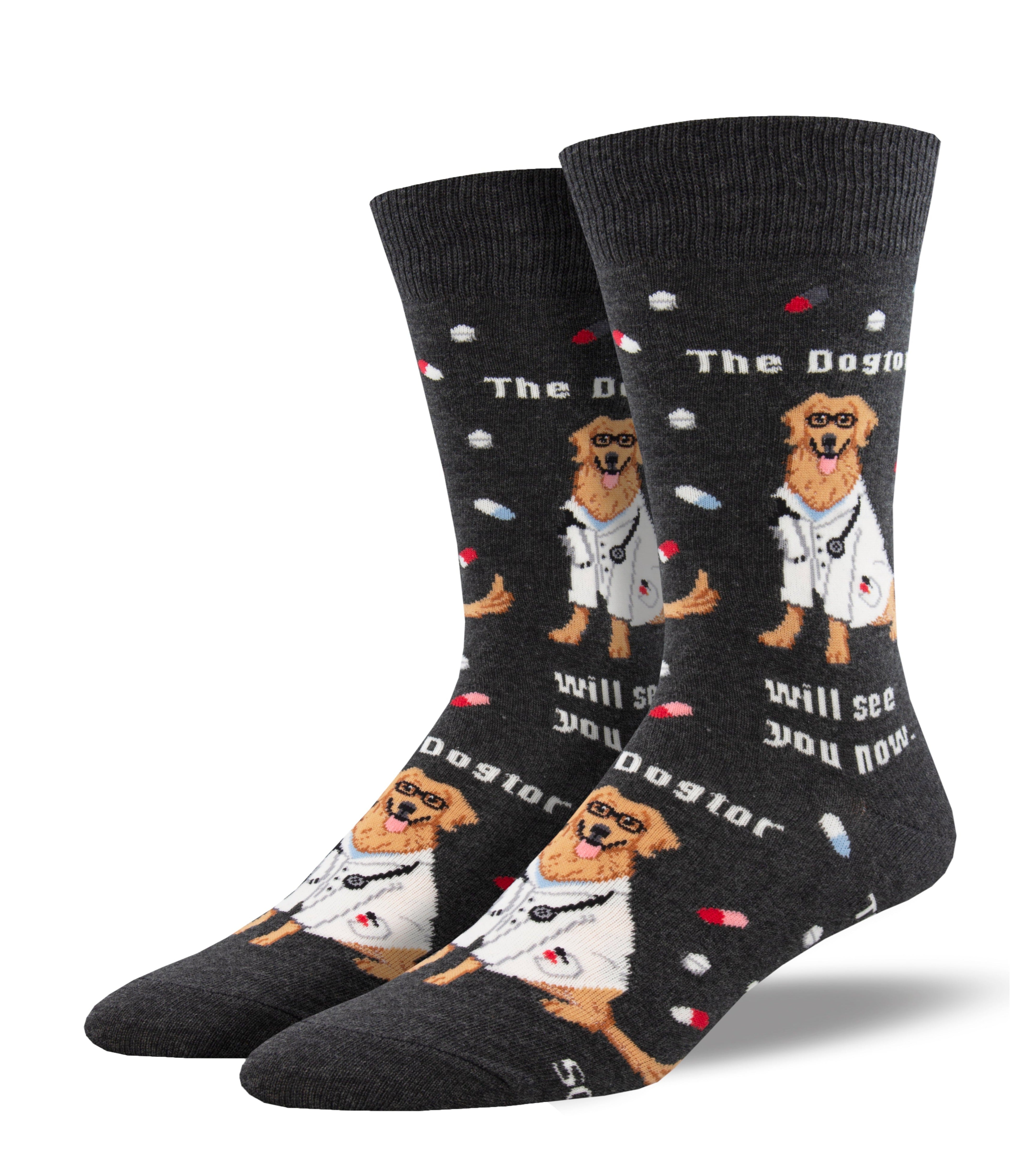Men's "The Dogtor Is In" Socks