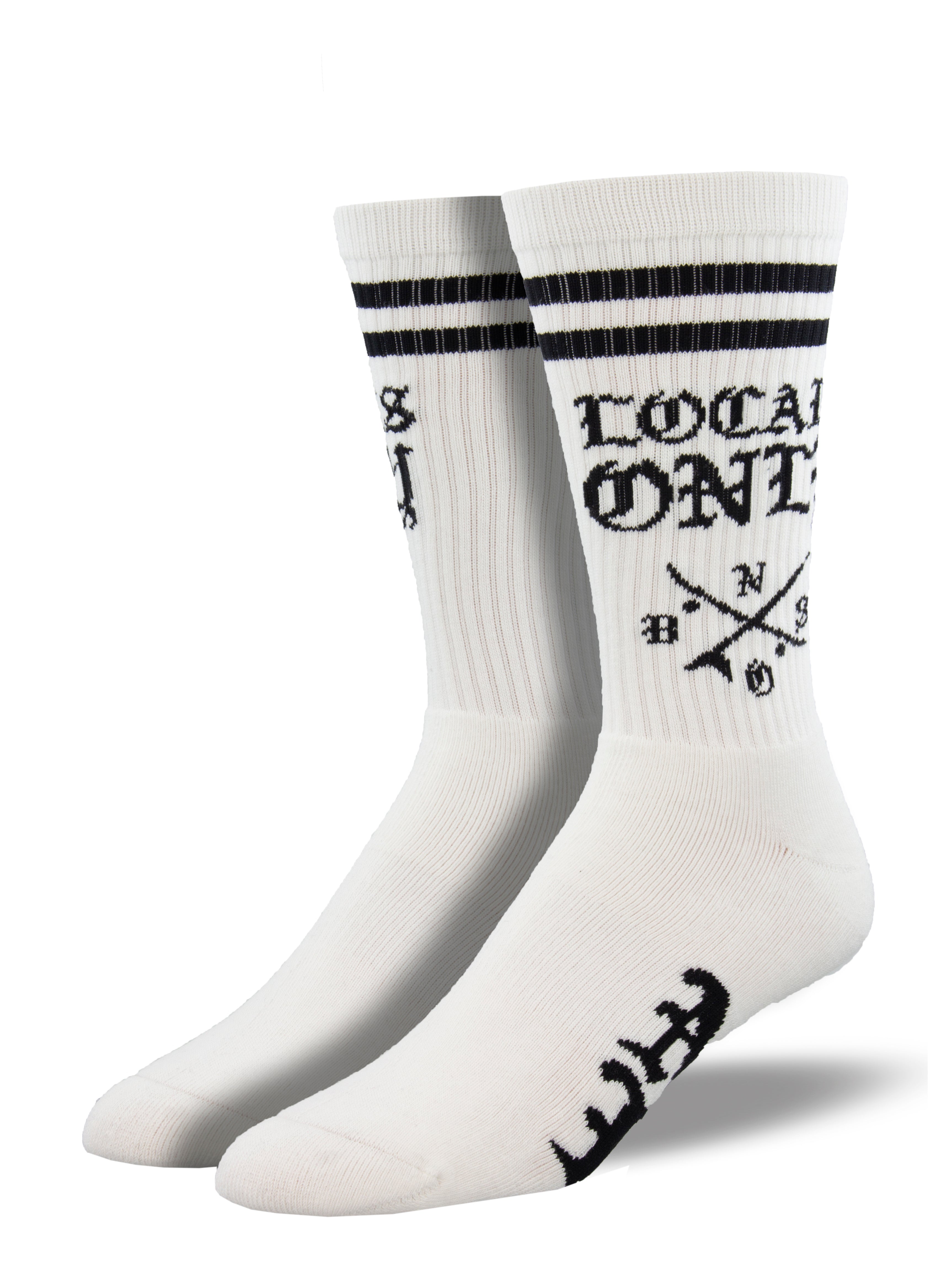 NO BS - "Locals Only" Athletic Socks