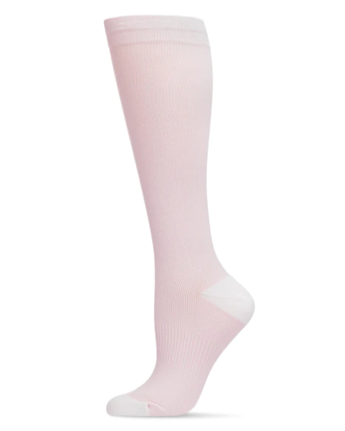 Solid Nylon Compression Sock
