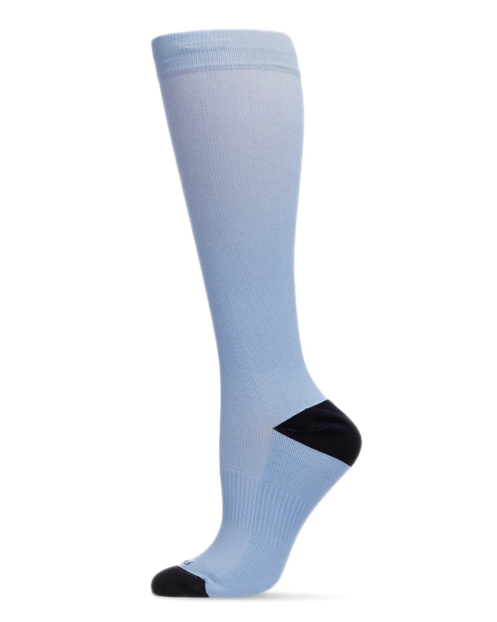 Solid Nylon Compression Sock