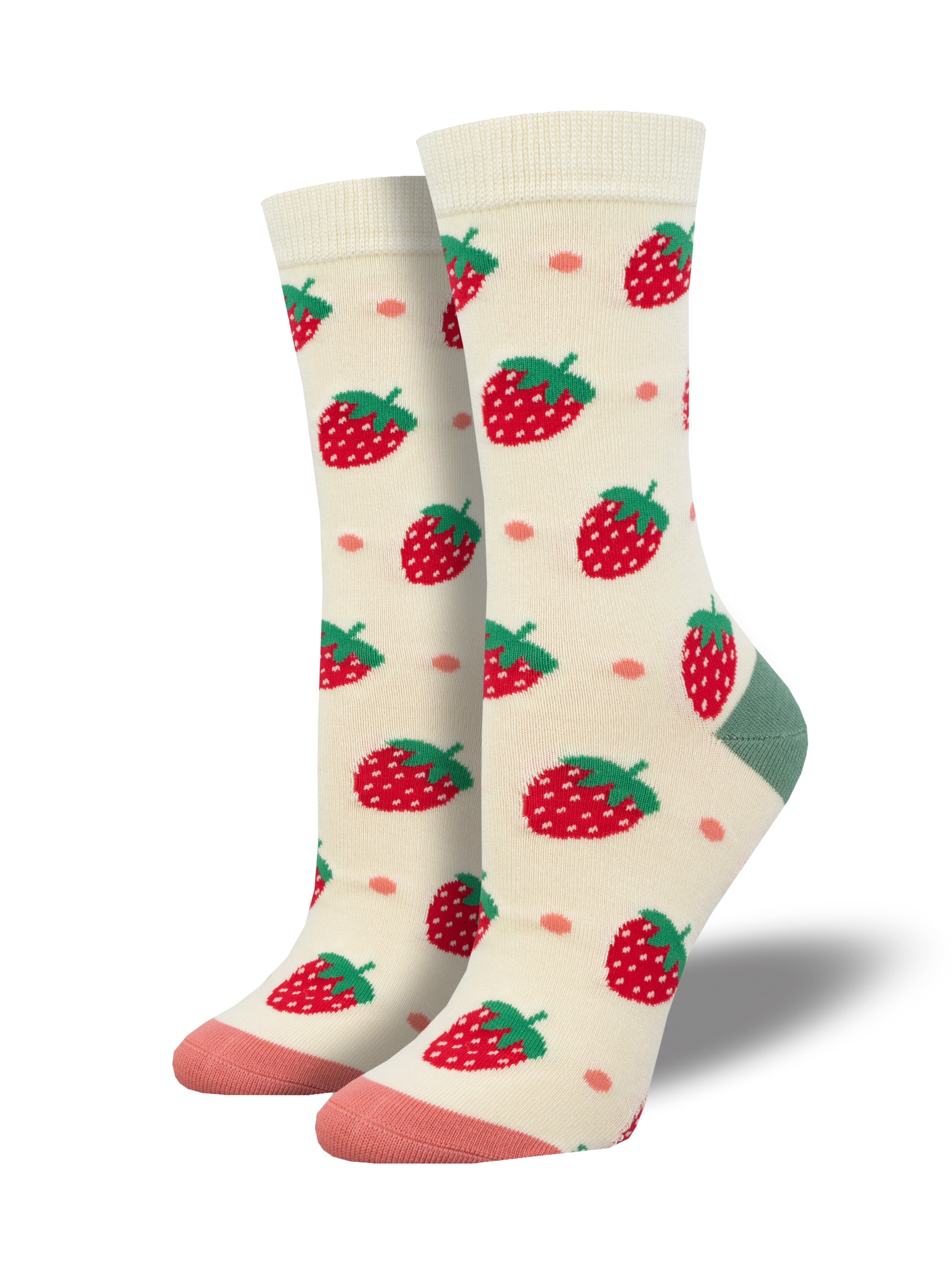 Women's Bamboo "Strawberry Delight" Socks