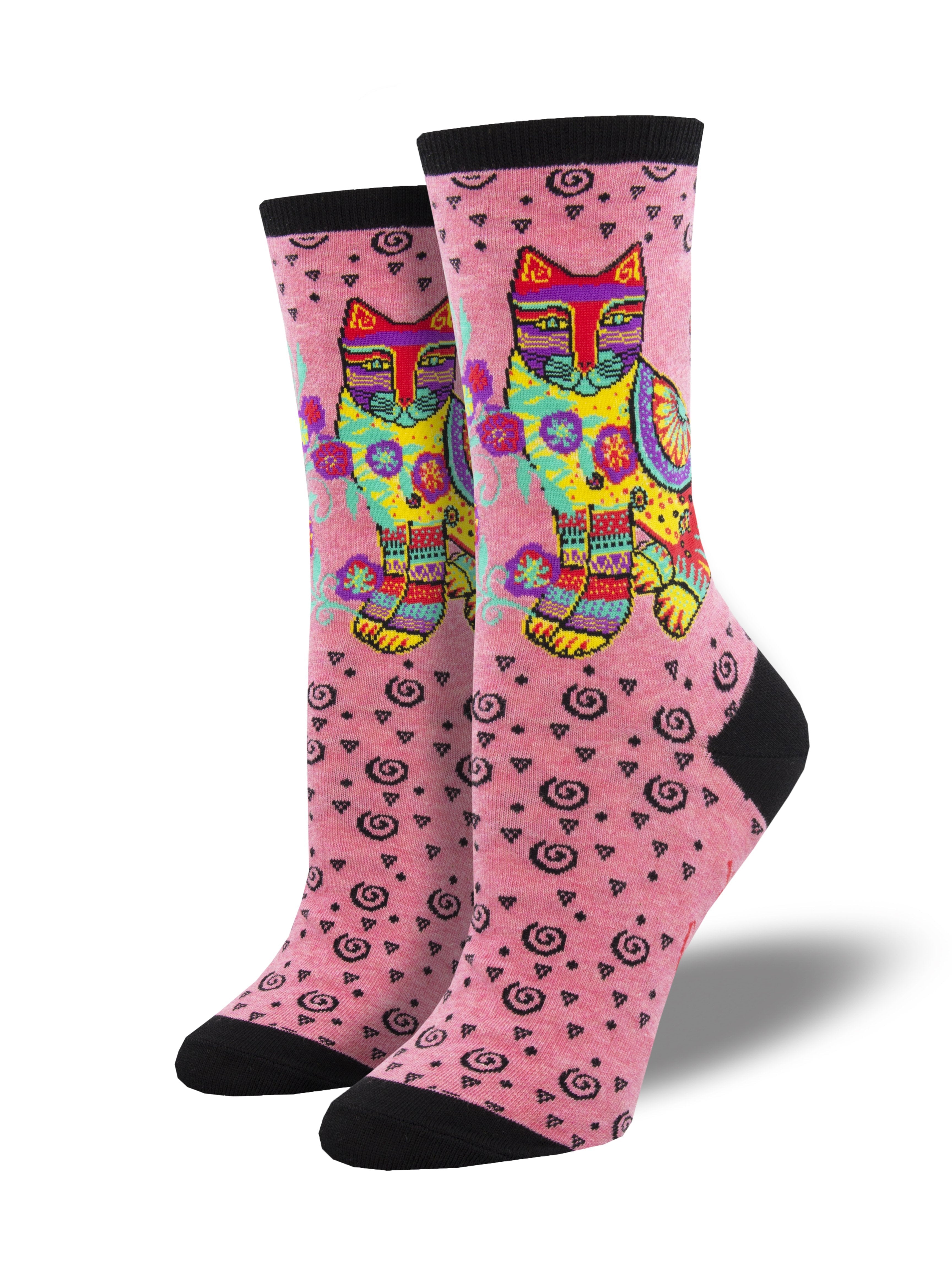 Women's Laurel Burch "Maya Cat" Socks