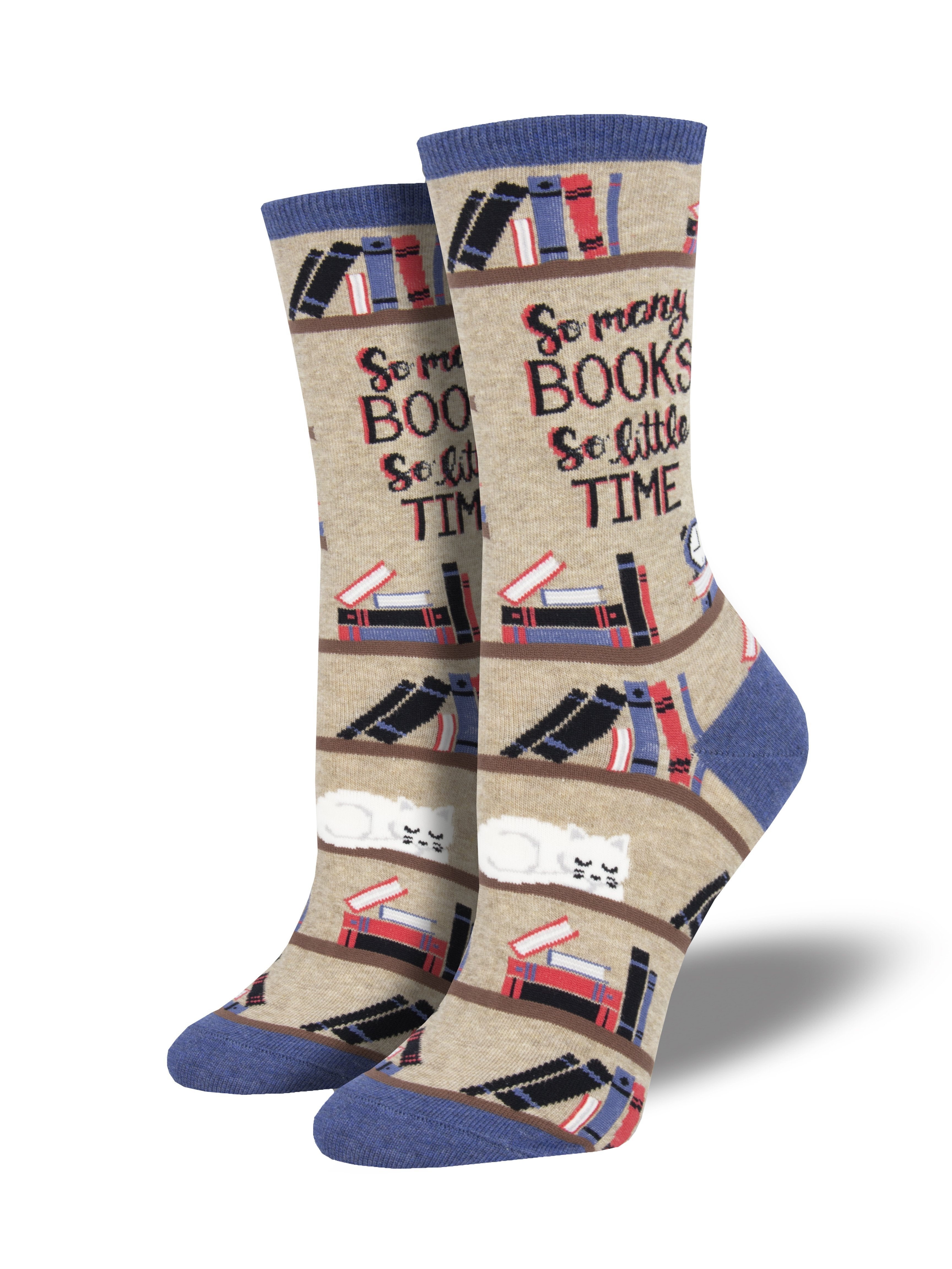 Women's "Time For A Good Book" Socks